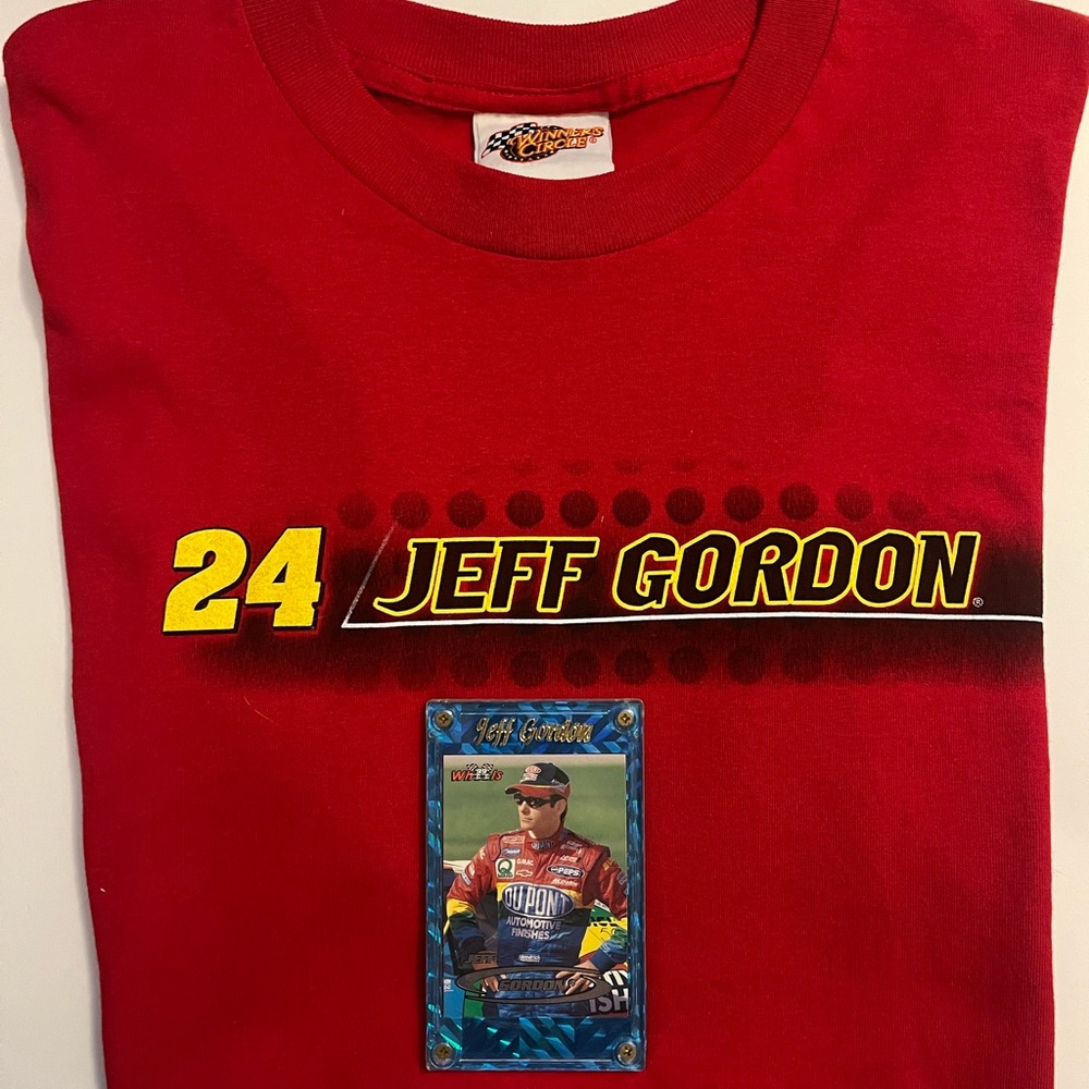 Vintage Jeff Gordon Red Graphic T-Shirt